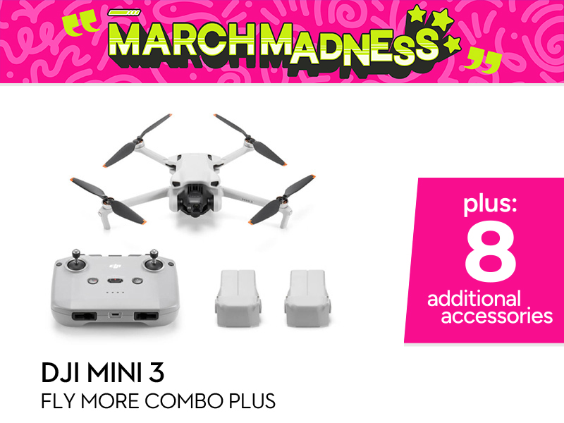 DJI Mini 3 March Madness Combo Plus